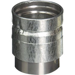 Item 443639, 3" pipe connector. Type L insulated pipe for pellet stove applications.