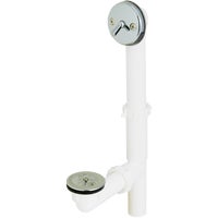 64W Keeney Trip Lever Bath Drain with Strainer and Dome Grid