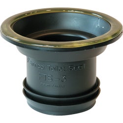 Item 446629, 3" or 4" wax-free toilet flange on 3" or 4" drain pipe.
