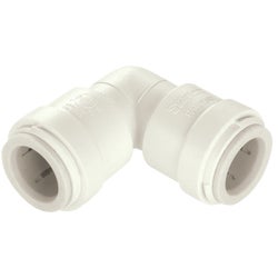 Item 447010, CTS quick connect 90 elbow (push type) for PEX, copper, CPVC, amd potable 