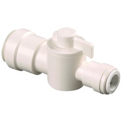Item 447289, CTS quick connect shutoff valve (push type) for PEX, copper, CPVC, and 
