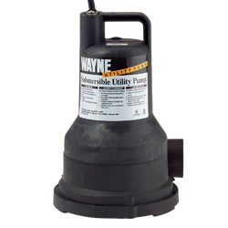 Item 448362, Portable electric water removal pump, pumps dirty water with small (1/2") 
