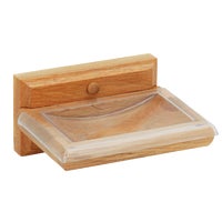 B50101 Home Impressions Oak Soap Dish