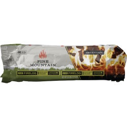 Item 450413, Pine Mountain Firelogs light quickly and easily with big flames.