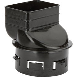 Item 453269, Fits 3" or 4" corrugated tubing and adapts to 2" x 3" rectangular downspout