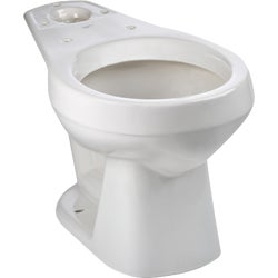Item 454207, Alto. White round front toilet bowl. 1.6/1.