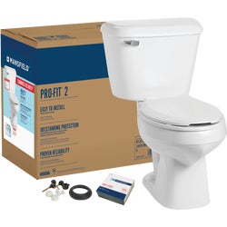 Item 454458, Pro-Fit 2. Complete toilet kit. 1.6 GPF (gallons per flush)/6.