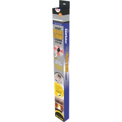 Item 454895, SootEater rotary pellet stove cleaning system cleans pellet stoves and pipe