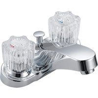 F512C043CP-JPA3 Home Impressions 2 Acrylic Handle 4 In. Centerset Bathroom Bathroom Faucet