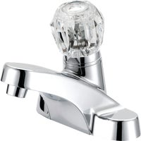 F451C043CP-JPA3 Home Impressions 1 Acrylic Handle 4 In. Centerset Bathroom Faucet