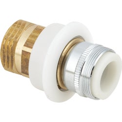 Item 456799, Fits most faucets with inside or outside threads and connects 3/4" Female 