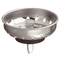 Item 457086, Stainless steel replacement basket, universal fit for 3-1/2" strainer 