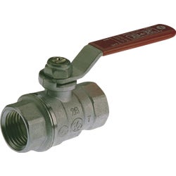 Item 459685, Forged brass chrome-plated full port ball valve F.I.P. 600 P.S.I.