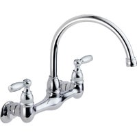 P299305LF Peerless Double Handle Wall Mount Utility Faucet faucet utility