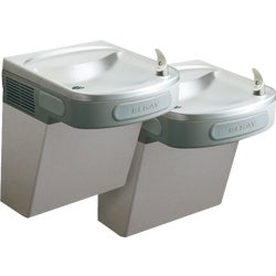 Item 460691, Bi-level drinking fountain featuring a space saving ADA (Americans with 