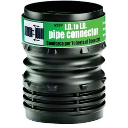 Item 461119, The low cost solution for connecting FLEX-Drain , corrugated pipe, 4" PVC, 