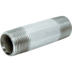 Item 461128, Welded steel pipe. Hot dipped galvanized, meets ASTM A/53 standards.