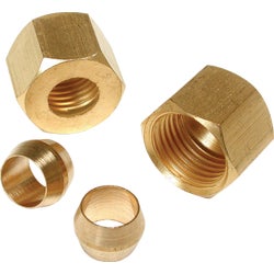 Item 462056, 2-pack. Contains 1/4" compression nut and 1/4" compression sleeve.