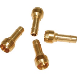 Item 462065, Insert for connecting plastic tubing to any 1/4" brass fitting. Clamshell.