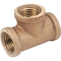 738101-04 Anderson Metals Red Brass Threaded Tee