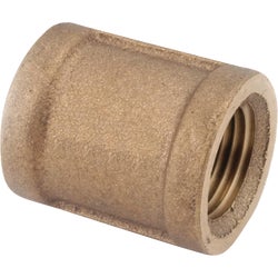 Item 463741, Low lead threaded coupling. Female iron pipe X Female iron pipe.