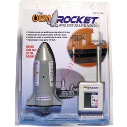 Item 463803, The wireless OEM Rocket fuel level monitor with 2" adapter allows you to 
