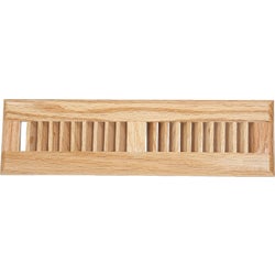 Item 463884, These prefinished light oak contemporary hardwood floor registers are 