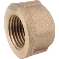 738108-04 Red Brass Threaded Pipe Cap