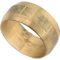 Item 465593, Brass compression sleeve. OD (outside diameter) tube size.