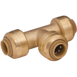Item 467219, Brass push fitting - no soldering, clamps, unions or glue required.