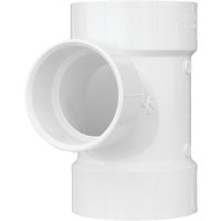 PVC 00401  0800HA Charlotte Pipe PVC Reducing Sanitary Tee