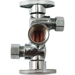 Item 472470, Dual outlet dual shut off valves allow you to turn off water to one source