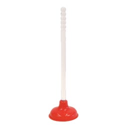 Item 473359, 6" plunger with 19" bubble handle.