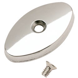 Item 473731, Replacement handle for water supply valves. Includes screws. Chrome.