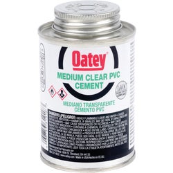 Item 481394, Medium-bodied clear cement for use on all schedules and classes of PVC pipe