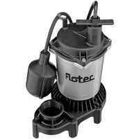 FPZS50T Flotec 1/2 HP Submersible Sump Pump w/Tethered Switch