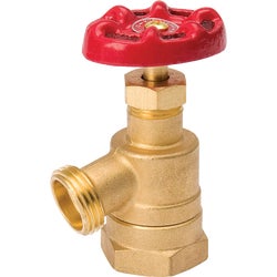 Item 486744, Valve fastens to vertical pipe with handle on top.