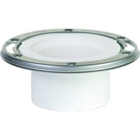 886-4PMSPK Sioux Chief PVC Open Closet Flange With Stainless Steel Ring
