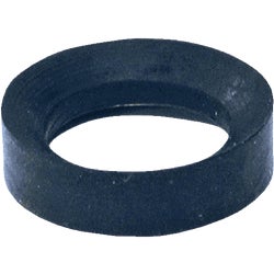 Item 492981, 1" O.D. x 11/16" I.D. x 3/32" thick. Synthetic rubber. Beveled.