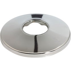 Item 496315, Shallow flange with durable copper construction and chrome-plated finish