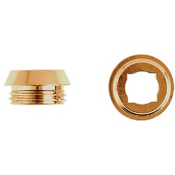 Item 496596, Plated brass faucet seat. Danco model No. 38, 18 thread.