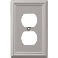 149DBN Amerelle Chelsea Stamped Steel Outlet Wall Plate