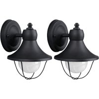 IOL143TBK-C Home Impressions Incandescent Outdoor Wall Light Fixture Twin Pack
