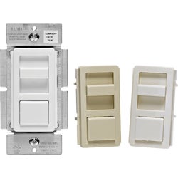 Item 500472, Universal single pole/3-way dimmer compatible with a wide variety of 