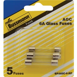 Item 500795, Fast acting AGC glass tube electronic fuse for use with cordless phones, 
