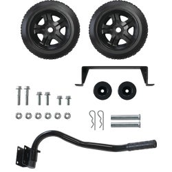 Item 500903, Wheel kit designed specifically for mid-size Champion generators to provide
