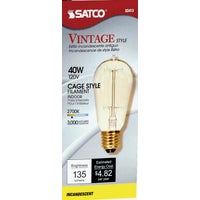 S2413 Satco ST19 Incandescent Vintage Edison Decorative Light Bulb