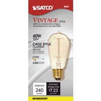 S2423 Satco ST19 Incandescent Vintage Edison Decorative Light Bulb