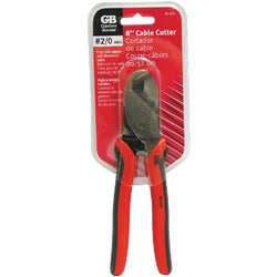 Item 501089, Cable cutter designed to cut cleanly with high-leverage, 1-handed operation