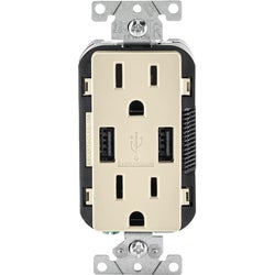 Item 501216, USB (universal serial bus) charger and tamper resistant duplex receptacle.
